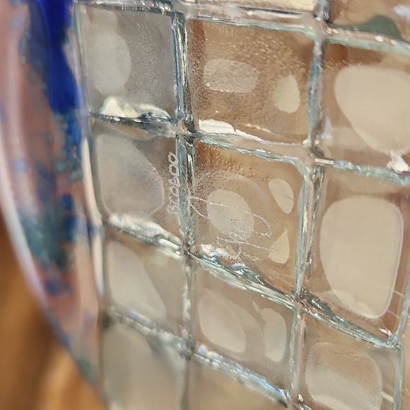 {Peter Crisp} Australia Glass Art Multi-Layer Bowl with Signature - Picture 5 of 11